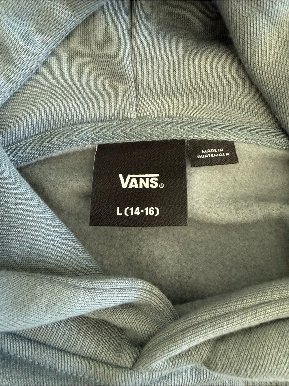 NWT Vans Kids Let Loose Pullover Hoodie/Color Stormy Weather/Size L 14–16